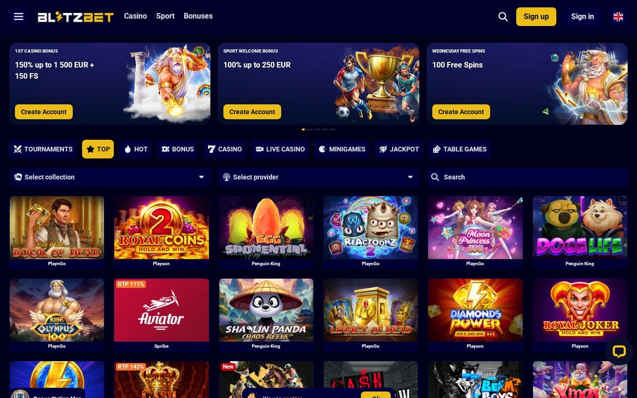 Blitz-Bet casino site