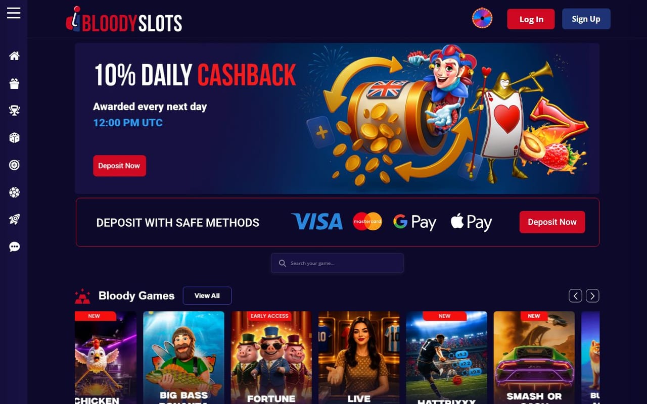 Bloody Slots casino site