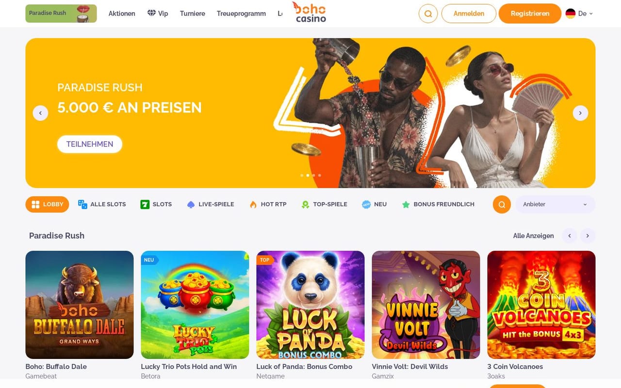 Boho Casino casino site