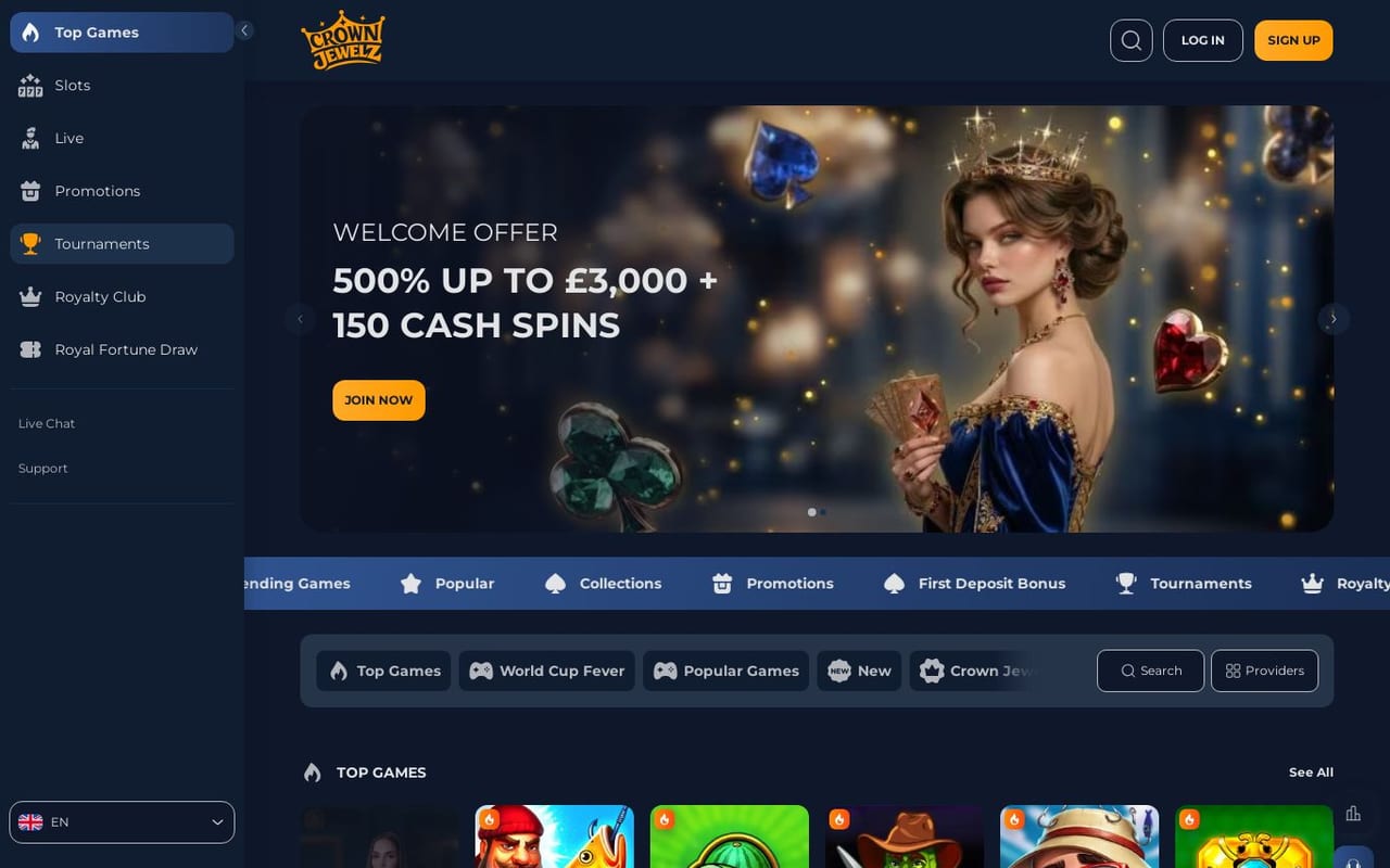 Crown Jewelz casino site