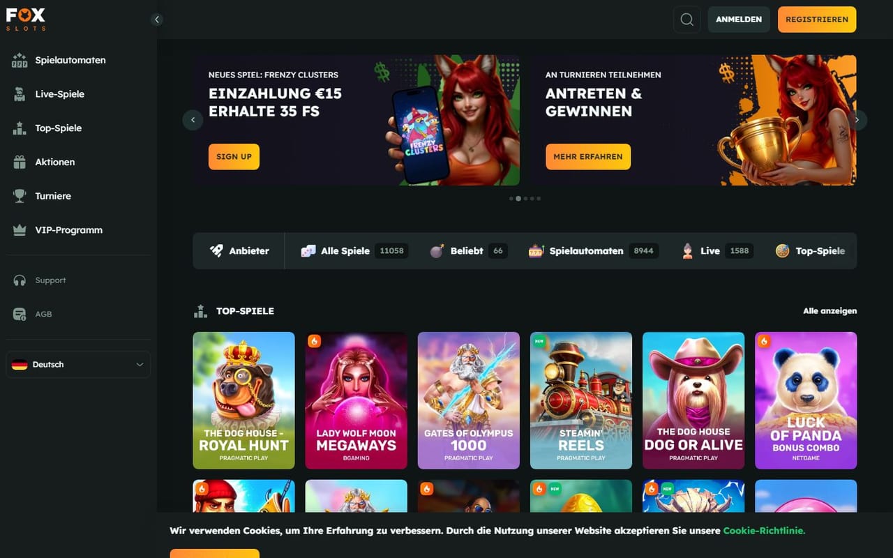 FoxSlots casino site