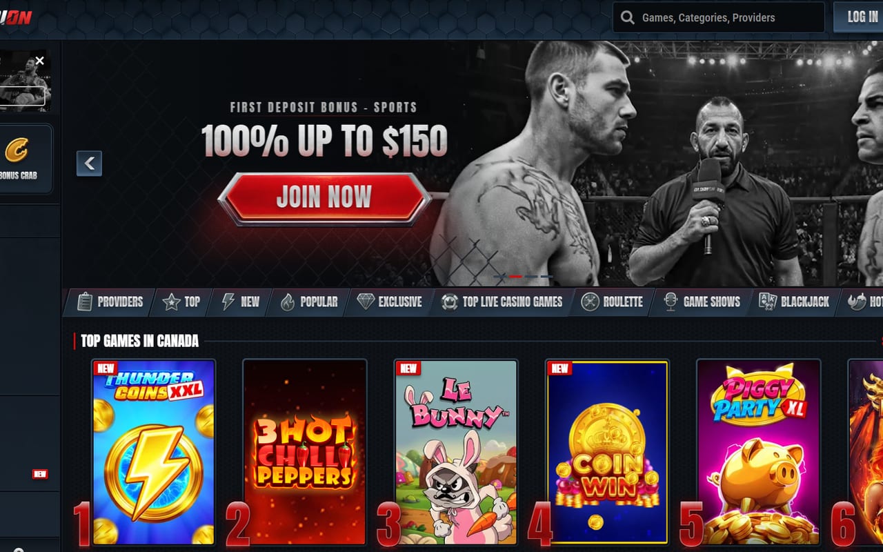 Glorion casino site