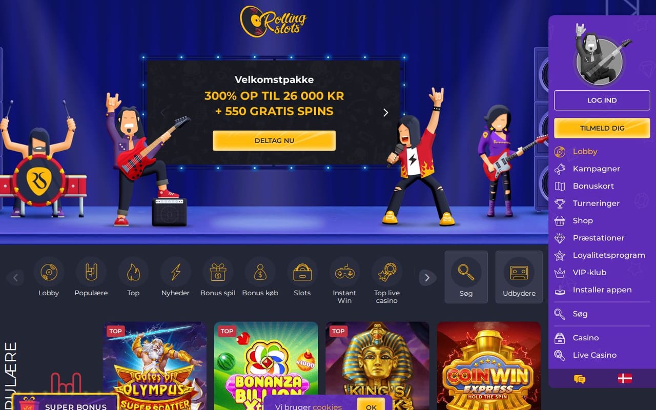 Rolling Slots casino site
