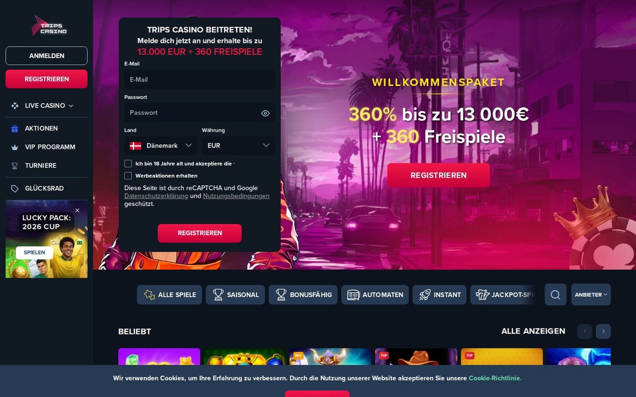 Trips Casino casino site